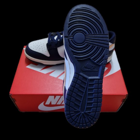 Nike Men Dunk Low Retro (Sail/Coconut Milk/Purple Ink/Melon Tint) Size 9 - FV810 - Picture 4 of 5